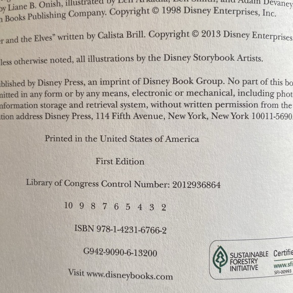 Disney 5-Minute Fairy Tales (5-Minute) Stories In excellent used condition. - Picture 3 of 8